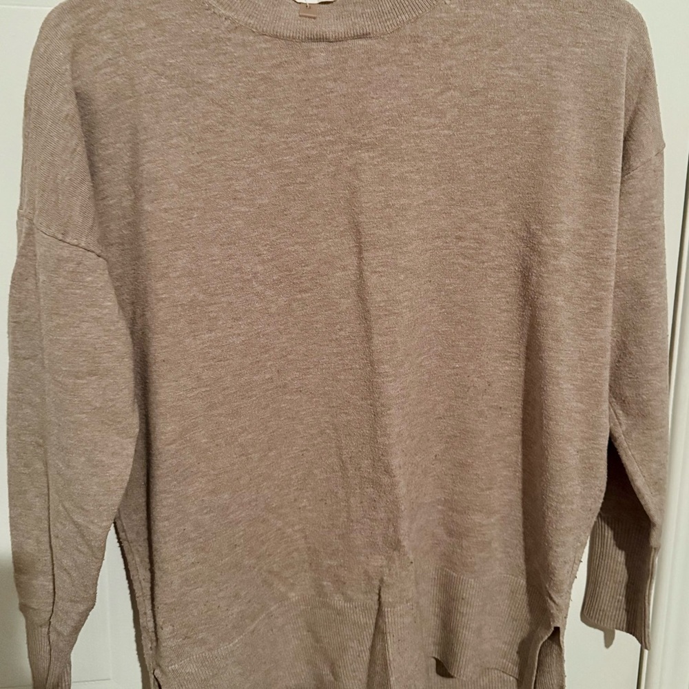 Milano Men's Tan Crewneck Sweater